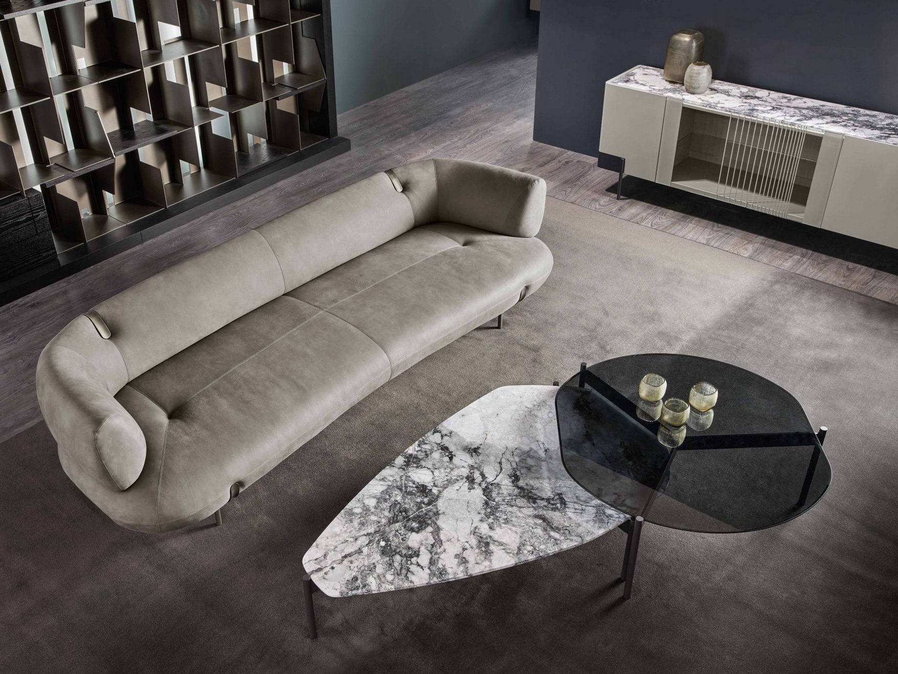 Мраморный низкий журнальный столик Cantori Johnson ARCH-00027439 - Вид №3