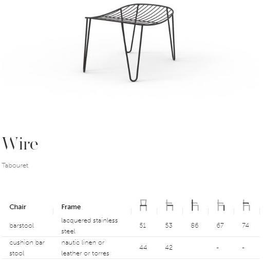 Joli Подставка для ног из нержавеющей стали Wire sun-id-1393181 - Вид №9