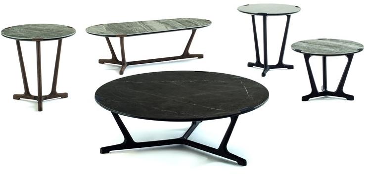 Frigerio Salotti Круглый журнальный столик из керамогранита Arja sun-id-1454235 - Вид №1