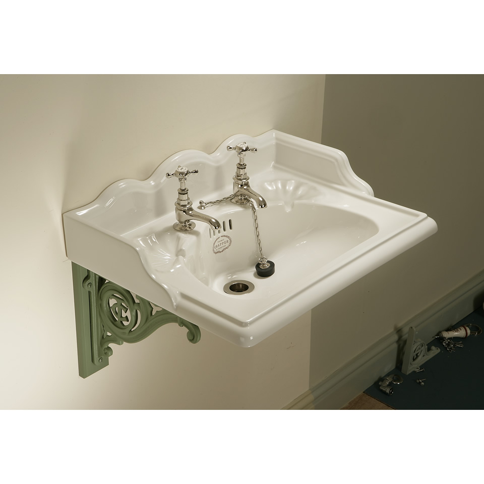 TCMB402S Раковина с двумя летками 560 мм Marlborough Thomas Crapper 