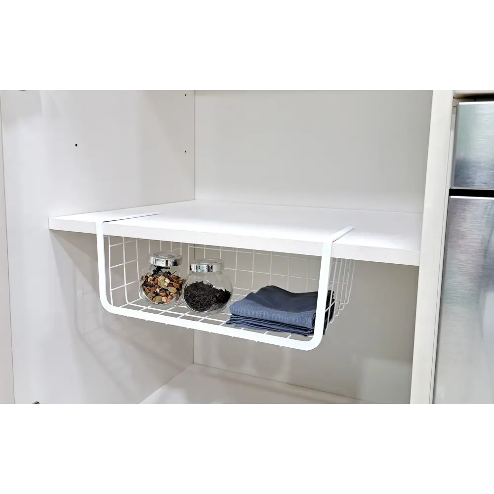 Держатель для посуды KONSENSA 36x14.5x25 см сталь цвет белый STLM-2135810 - Вид №3