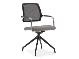 Поворотный стул с подлокотниками