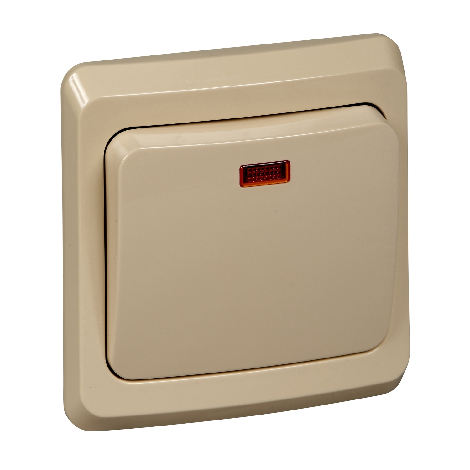 BC10-005K ЭТЮД С/У 1-клавишный ВЫКЛЮЧАТЕЛЬ с подсветкой 10 АХ,КРЕМОВЫЙ Schneider Electric 