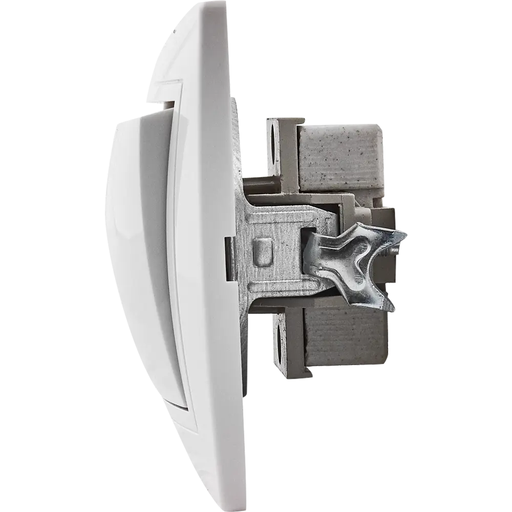 Выключатель TDM ELECTRIC Таймыр одноклавишный белый для скрытого монтажа 85591333 STLM-0064421 - Вид №3