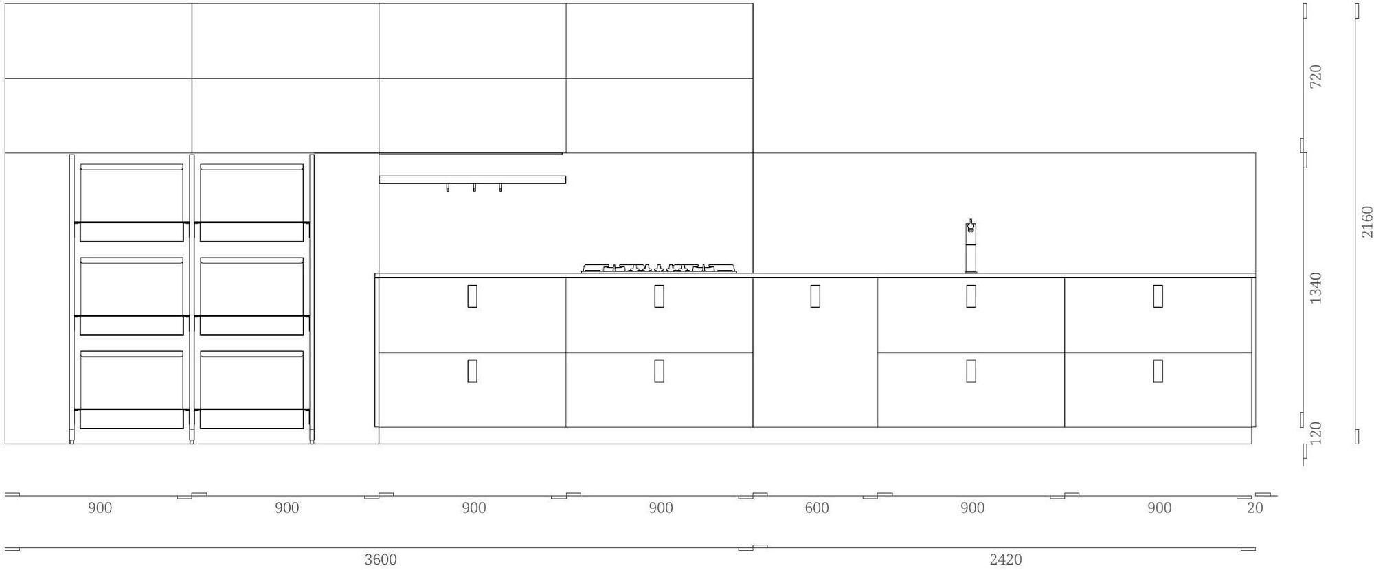 Febal Casa Лаковая кухня с островом с ручками sun-id-1460014 - Вид №7