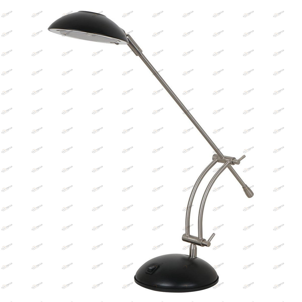 Настольная лампа IDLamp Ursula 281/1T-LEDBlacksand IDLAMP КЛАССИЧЕСКИЕ 195618 Серебро;черный 