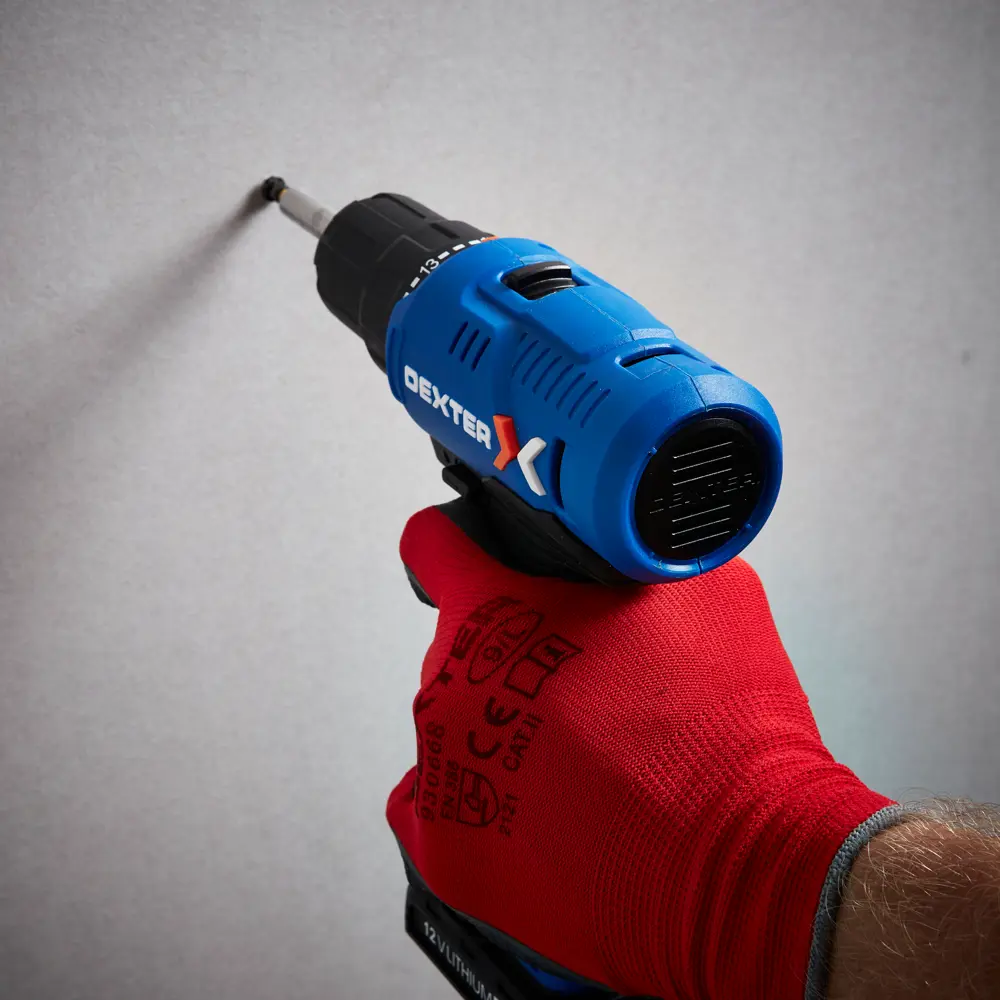 Дрель аккумуляторная Dexter 5, 12 В Li-ion 2x2 Ач 82630779 STLM-2167307  - Вид №11