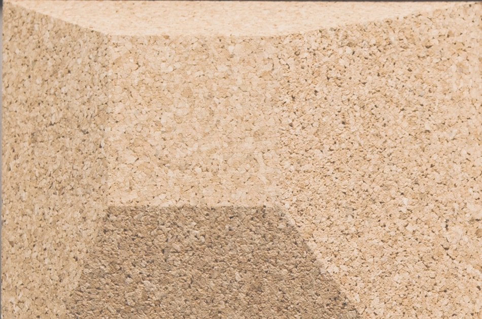 313 311 011 Пробковая 3D-плитка для стен Porto Pearl GRANORTE 3DForms - Вид №1