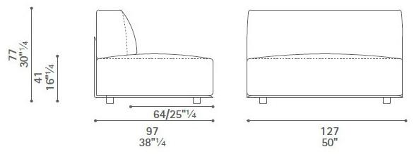 Poltrona Frau Модульный секционный диван La collezione - divani e poltrone sun-id-1411513 - Вид №19