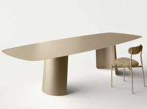 Прямоугольный стол из закаленного стекла