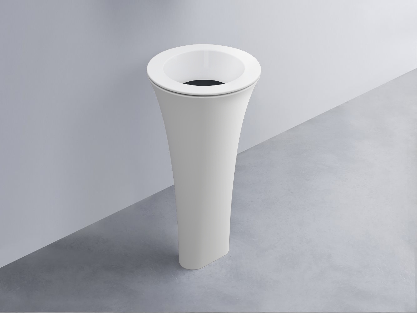 AMLA45-BL+AMPILT-BA+AMCOLT-BL Раковина Amedeo Tondo отдельностоящая cielo Enjoy + Amedeo Ceramica Cielo