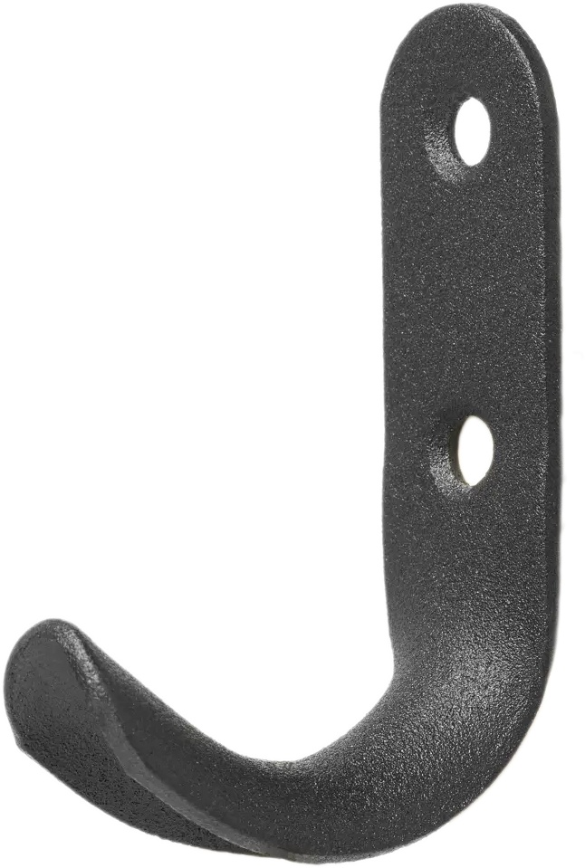 89344628 Вешалка настенная №7 1 крючок цвет черный STLM-1008439