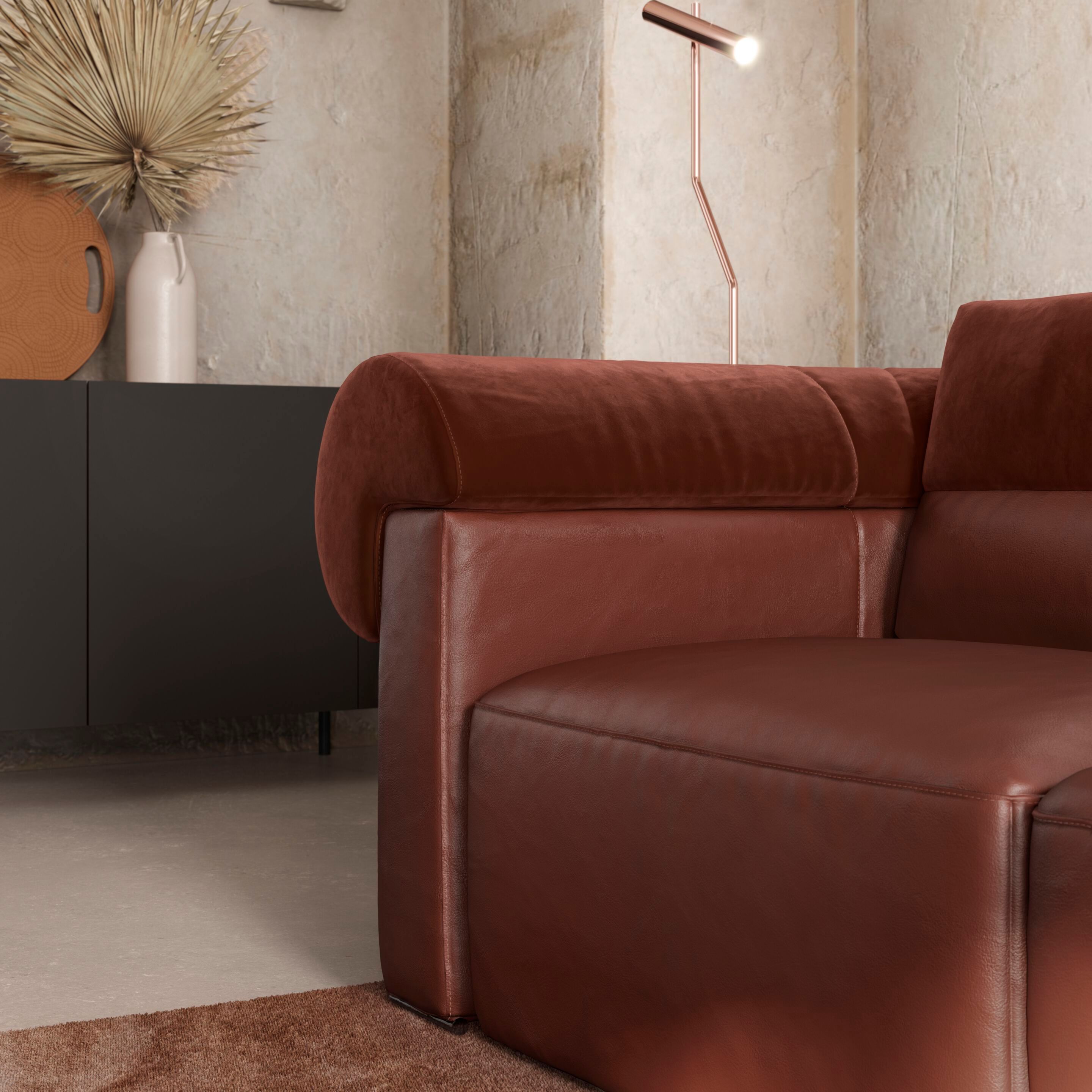 Кожаный диван Natuzzi Italia NEW CLASSIC ARCH-00073424 - Вид №13