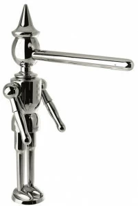 EMMEVI RUBINETTERIE Смеситель для кухни с одним отверстием, хромированный Pinocchio Cr1887