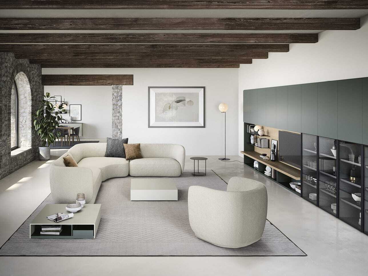 Съемный диван из ткани Novamobili Blossom ARCH-00143749 - Вид №7