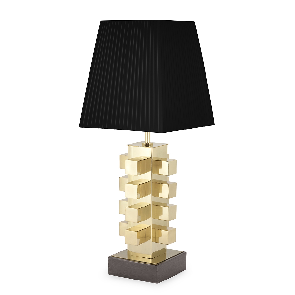 500261-BS ABHIKA НАСТОЛЬНАЯ ЛАМПА ДОБ ТРЕЗОР BLACK/SILVER  - Вид №3