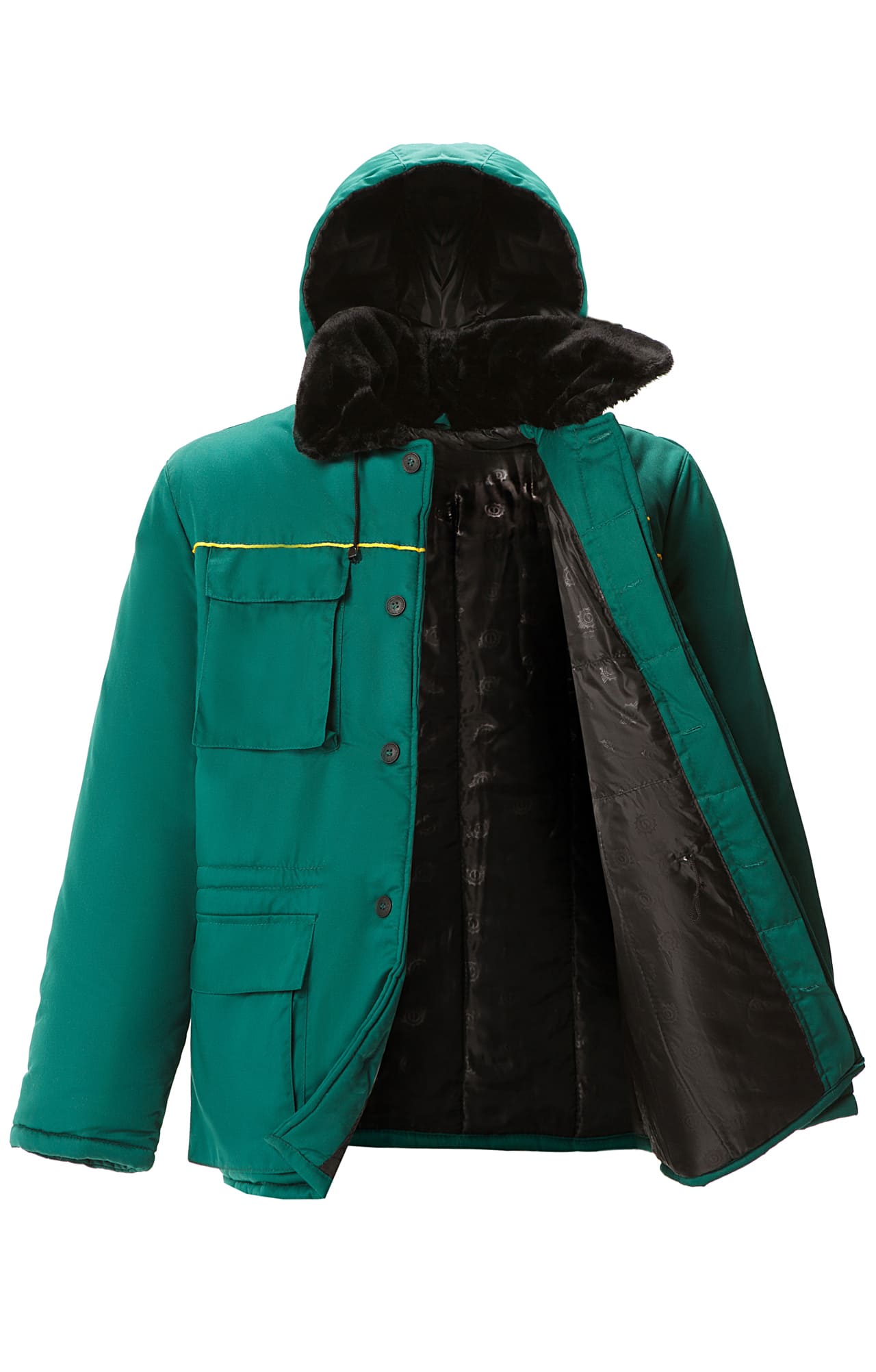 63761 Костюм "Эксперт-К" зимний темно-зеленый  Зимняя спецодежда  размер 60-62/182-188  - Вид №4