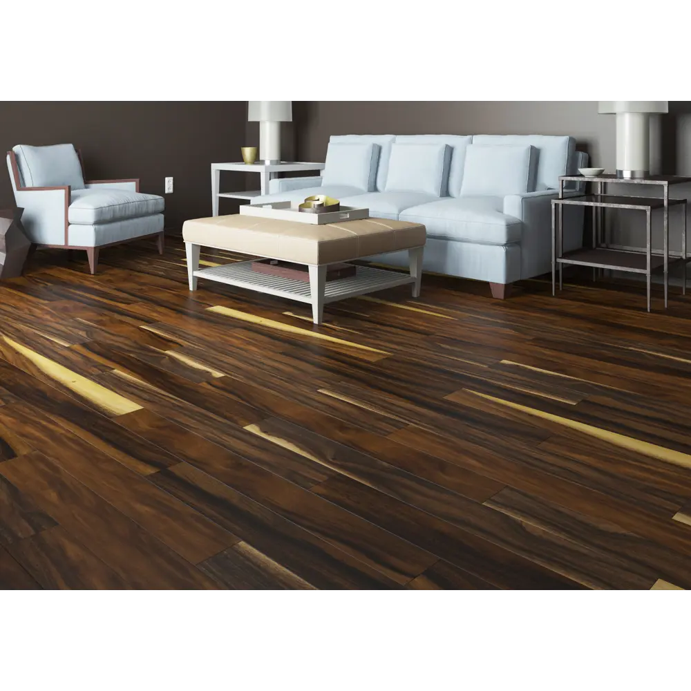 Инженерная доска однополосная «Акация Бирманская» 23 класс толщина 12 мм с фаской 1.8 м² 82376268 STLM-2042819 Santreyd  - Вид №5