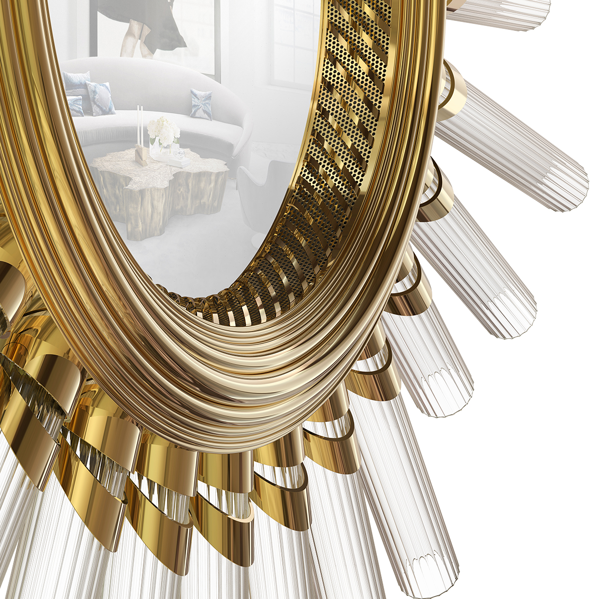 Настенные светильники Majestic Mirror Wall Lamp Covethouse LUXXU  - Вид №2