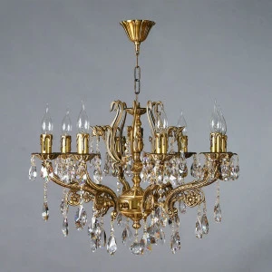 Подвесная люстра Ambiente Ferro 8828/8 AB Tear Drop AMBIENTE ДИЗАЙНЕРСКИЕ, BENISA 181521 Бронза