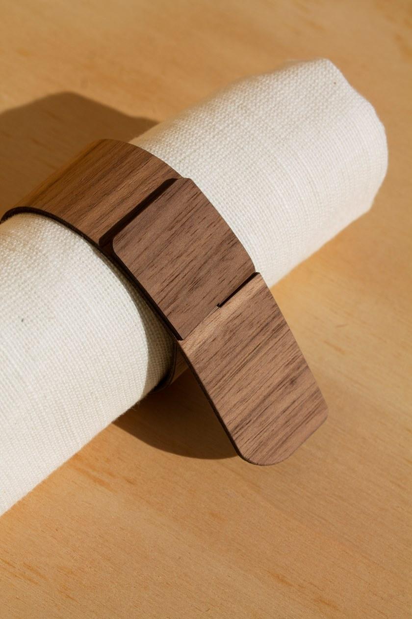 LIGNIS® Набор деревянных салфетниц из 6 предметов Portofino sun-id-1389504 - Вид №3