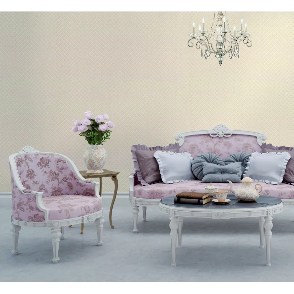 АРТЕКС Дарина - флизелиновые обои песочного оттенка для элегантного интерьера 86149915 STLM-0066519 - Вид №2