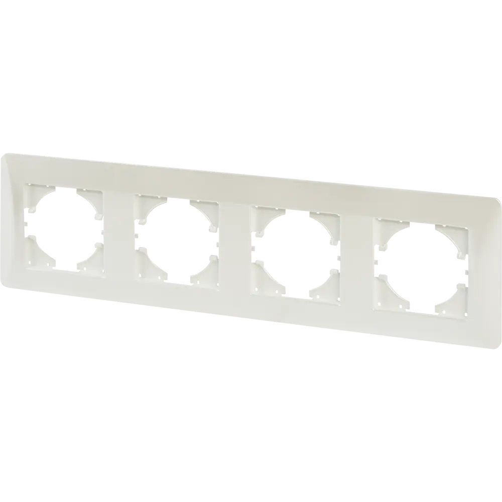 Рамка GUSI Electric Ugra для 4 розеток и выключателей в жемчужном исполнении 83865152 STLM-0045271 - Вид №1