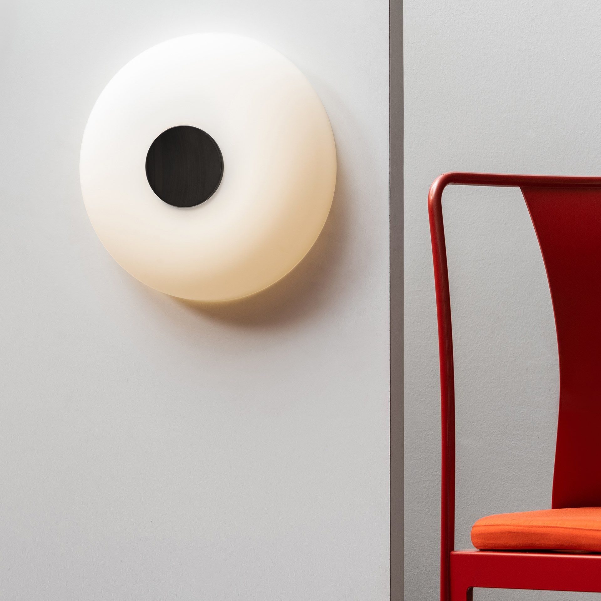 Светодиодный настенный светильник из опалового стекла FontanaArte Tropico ARCH-00119605 - Вид №10