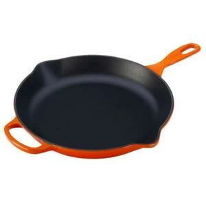 Сковорода чугунная Le Creuset, Ø23 см, оранжевая