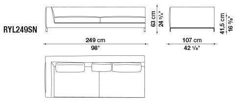 B&B Italia Модульный угловой диван из ткани Ray sun-id-1435354 - Вид №20
