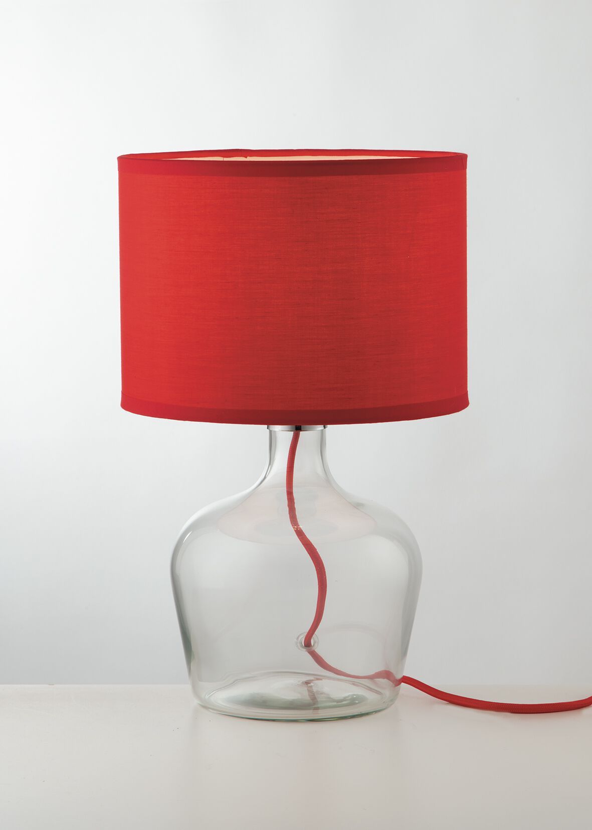 Настольная лампа из дутого стекла и ткани Fan Europe Lighting окружающий свет дизайн ARCH-00078673 - Вид №3