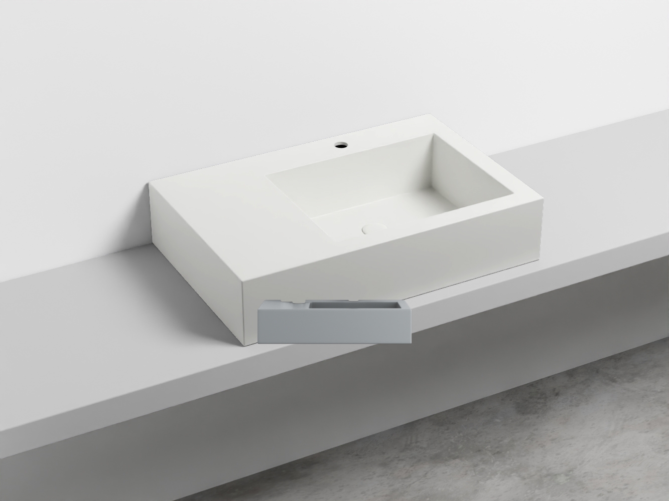 NALAMDX-BR Керамическая раковина с 1-им отверстием, чаша справа cielo I Narcisi Ceramica Cielo