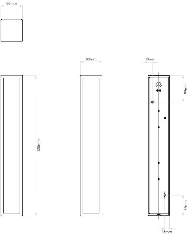 Astro Lighting Светодиодный настенный светильник для улицы из стали и стекла sun-id-1515506 - Вид №4