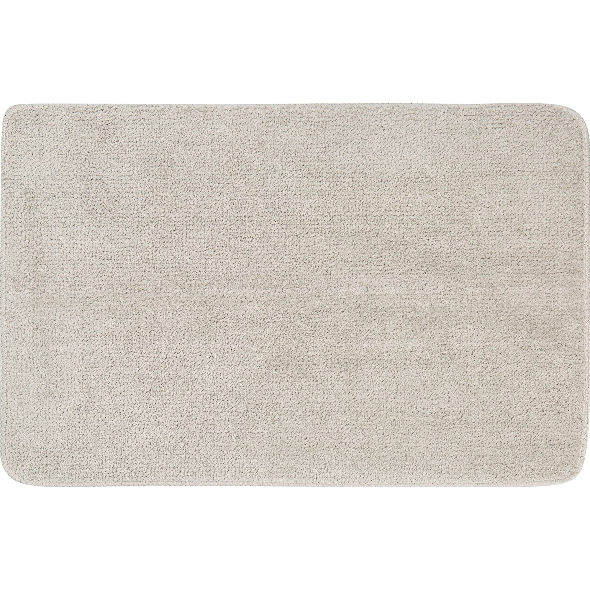 82490622 Коврик для ванной комнаты 45x70 см цвет серый Presto Santreyd 