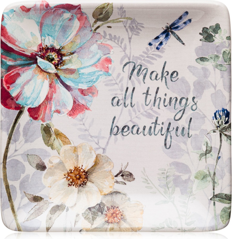 10672196 Certified International Тарелка пирожковая Certified Int. Весенний Букет. Розово-голубой цветок 15см, керамика Керамика 