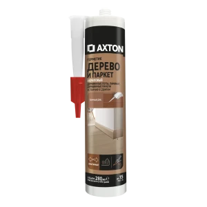 Герметик для дерева Axton цвет темный дуб 280 мл