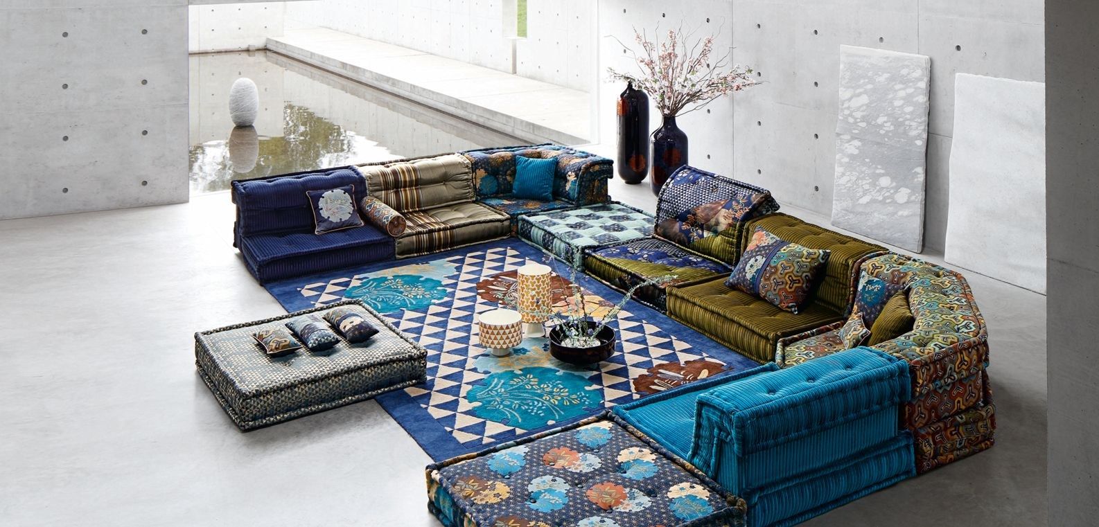 Угловой диван из ткани ROCHE BOBOIS Маджонг ARCH-00091475 - Вид №4