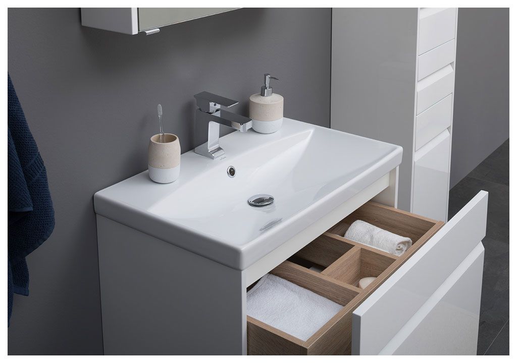 Мебель для ванной Aquanet Палермо 70 белый 00209025 - Вид №6