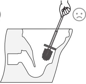 23027B Ерш напольный телескопический цвет хром LANGBERGER BURANO - Вид №3