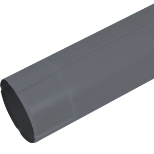 Труба круглая Ø90 3000 мм темно-серая 82534990 STLM-2150603