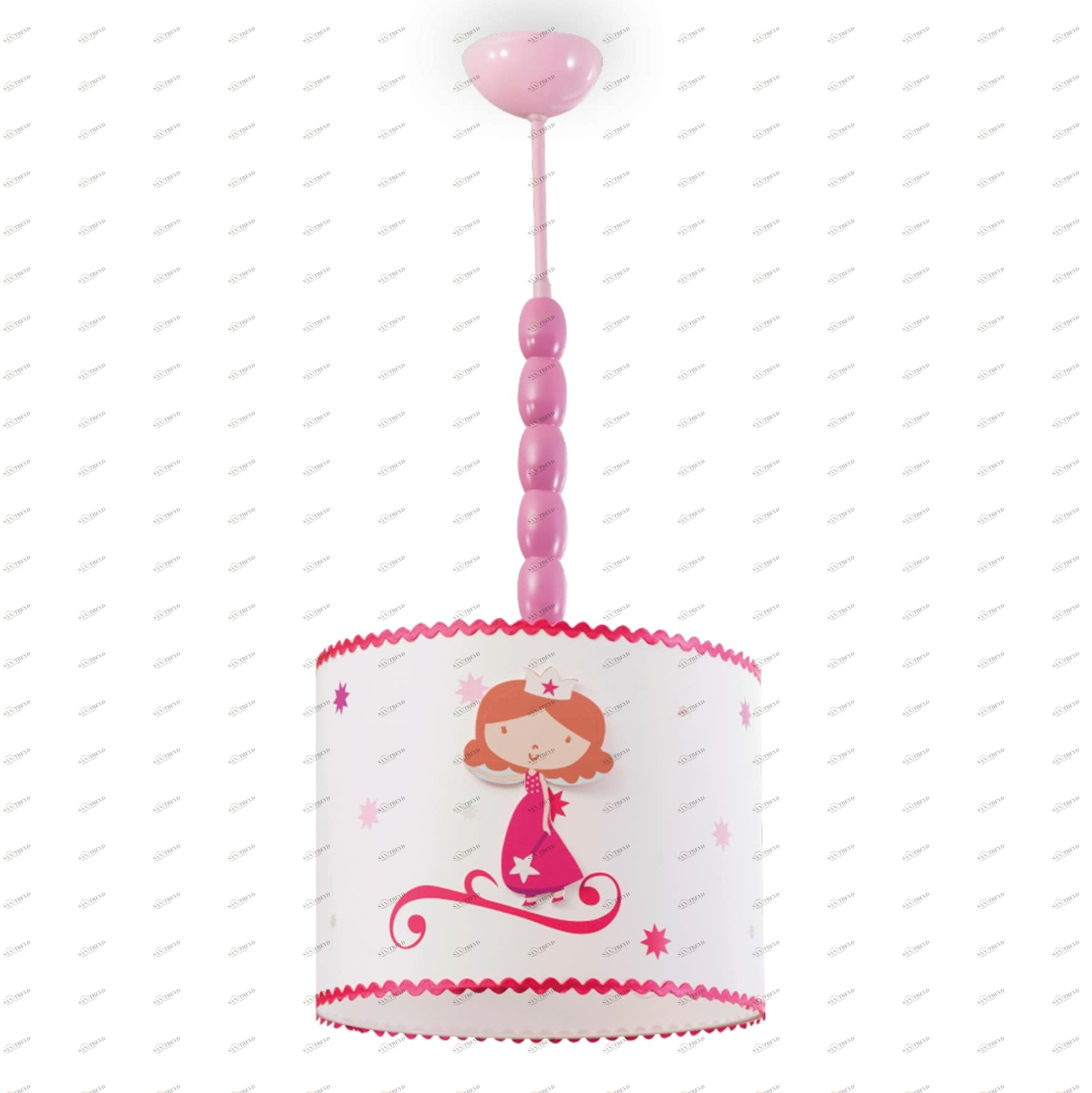 Люстра детская розовая Lady CILEK PRINCESS 00-3832367 Розовый Santreyd