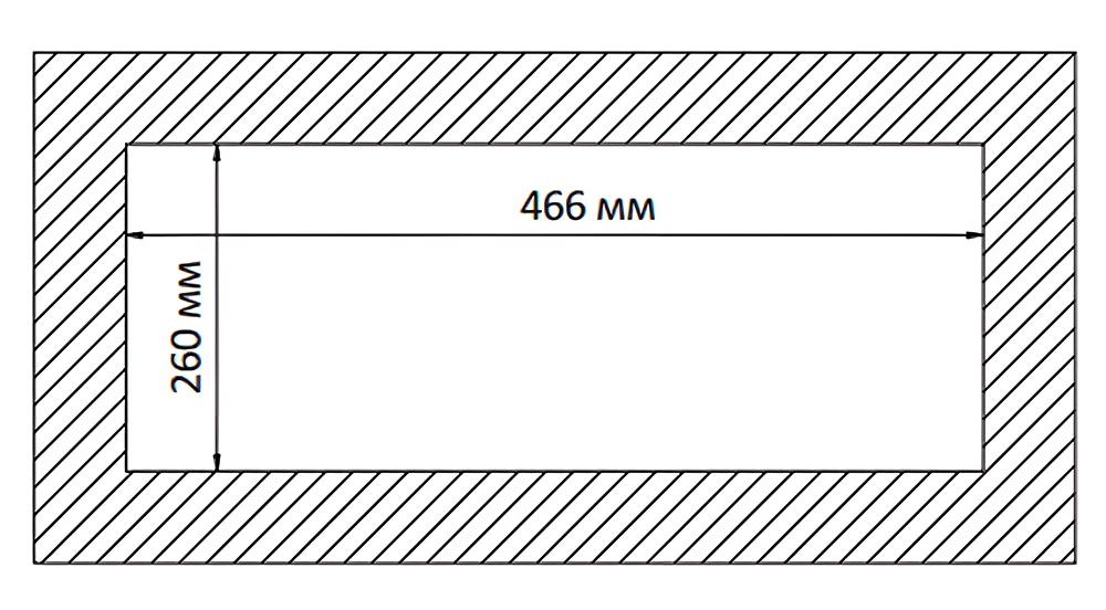 9021350 Вытяжка полновстраиваемая NORDFROST FB 6060 B черный STDN-0019459 - Вид №7