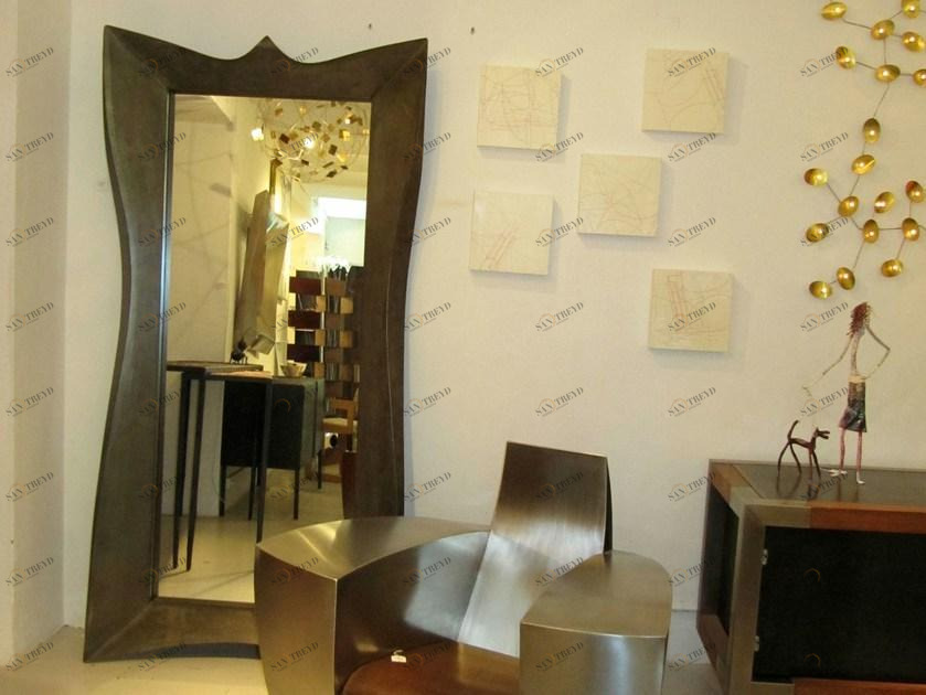ICI ET LÀ Зеркало прямоугольное в раме Handmade metal furniture by ici et là sun-id-1415627