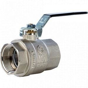 Кран шаровый STOUT ВВ 1"1/4 полнопроходной, рычаг