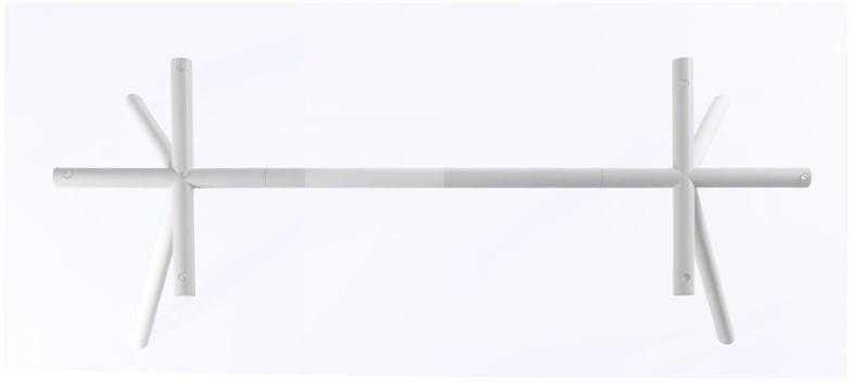 Capdell Прямоугольный стол из стали и стекла W sun-id-1404839 - Вид №2