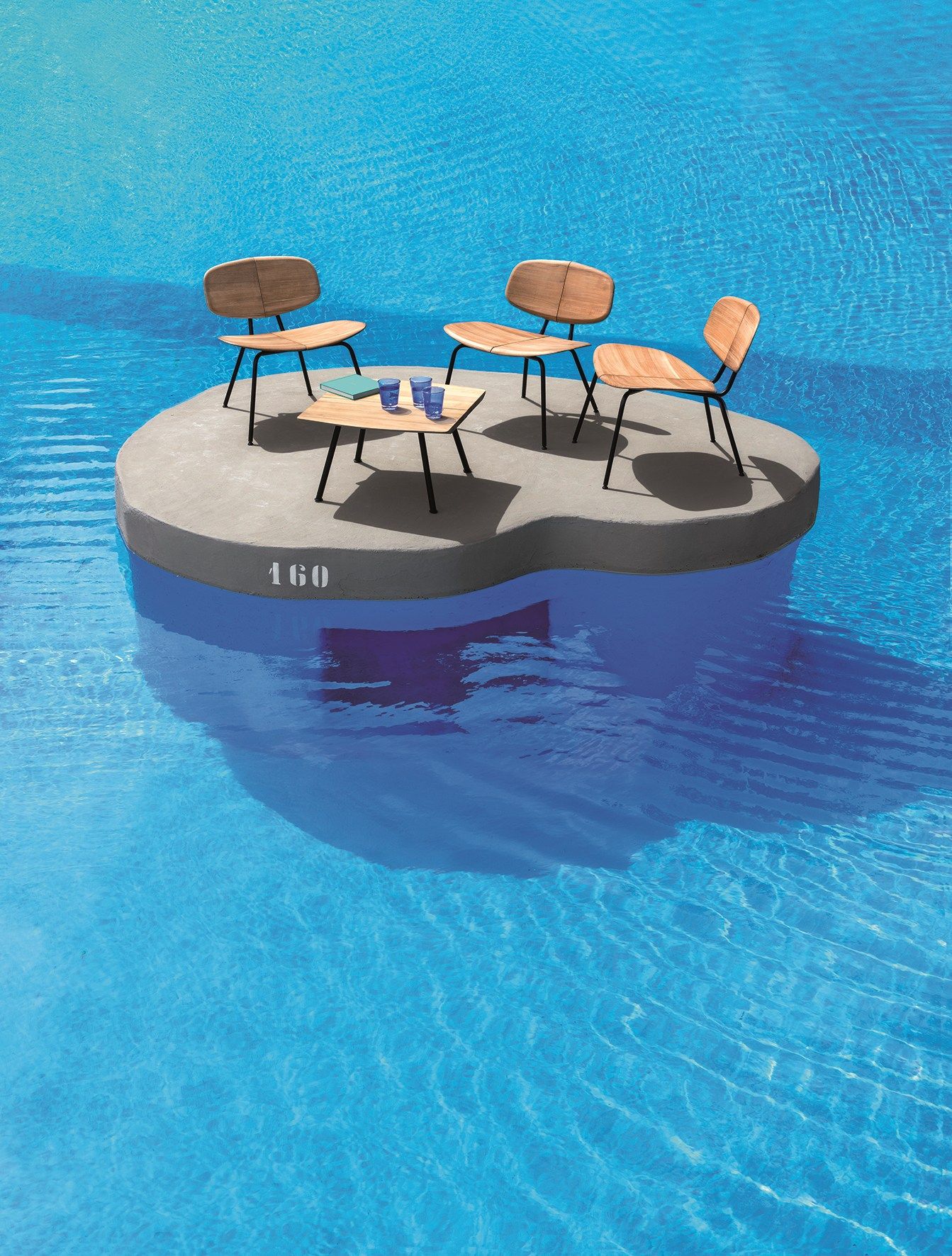 Квадратный стол из тикового дерева Ethimo Агава ARCH-00008955 - Вид №2