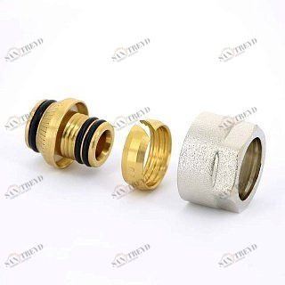 Соединитель обжим-В 16х3/4" EK никель евроконус WATTS 10000986