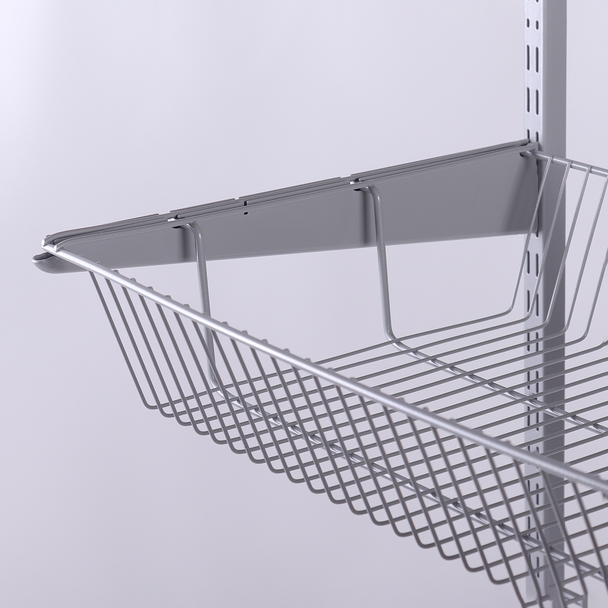 Полка-корзина , 903х406х118 мм, серый LJPS0537 Public Steel Россия  - Вид №2