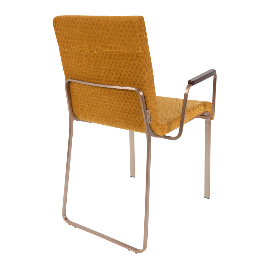 Кресло Flor оранжевое Dutchbone 1200130 - Вид №5