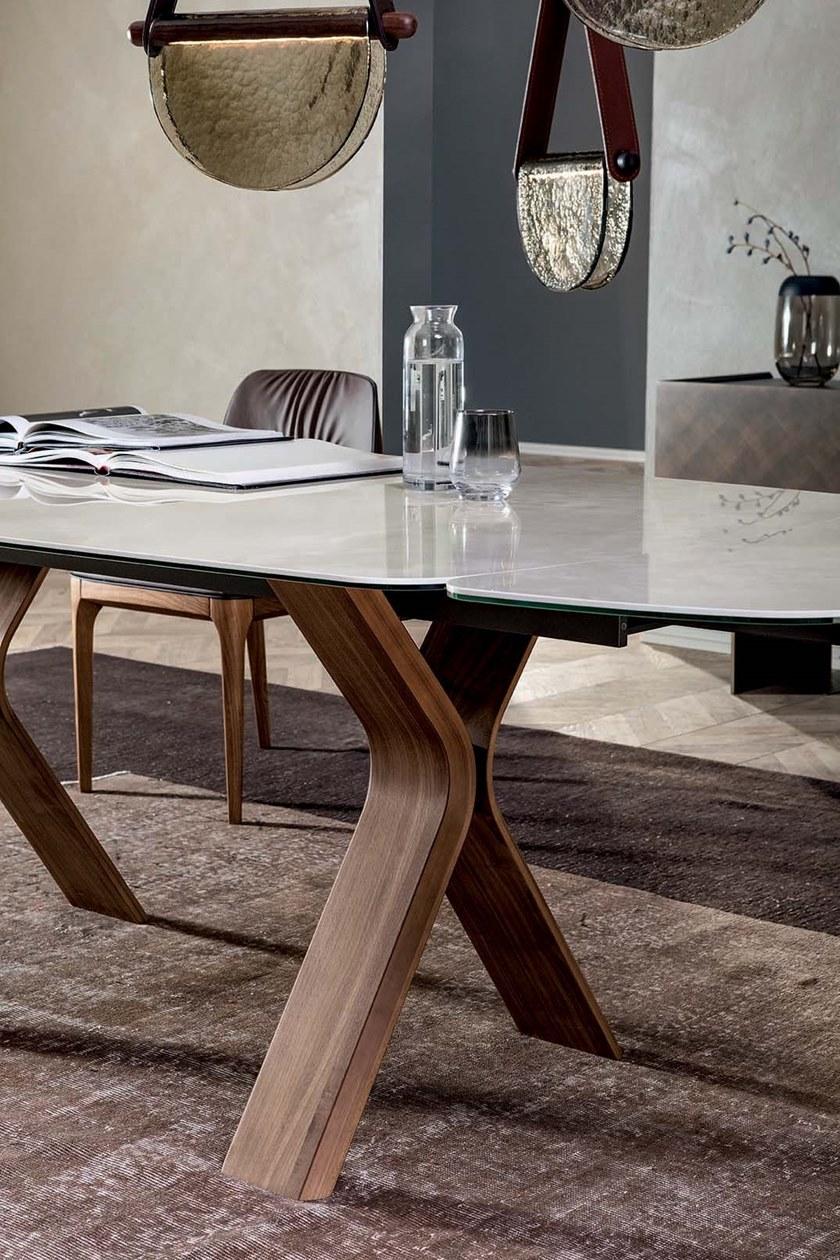 Tonin Casa Раздвижной стол из керамогранита Still T8093 - t8103 - Вид №2